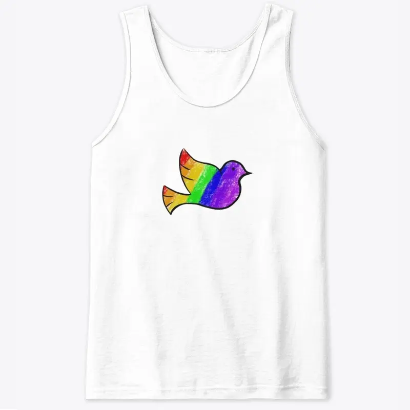 Rainbow Dove Tank Top